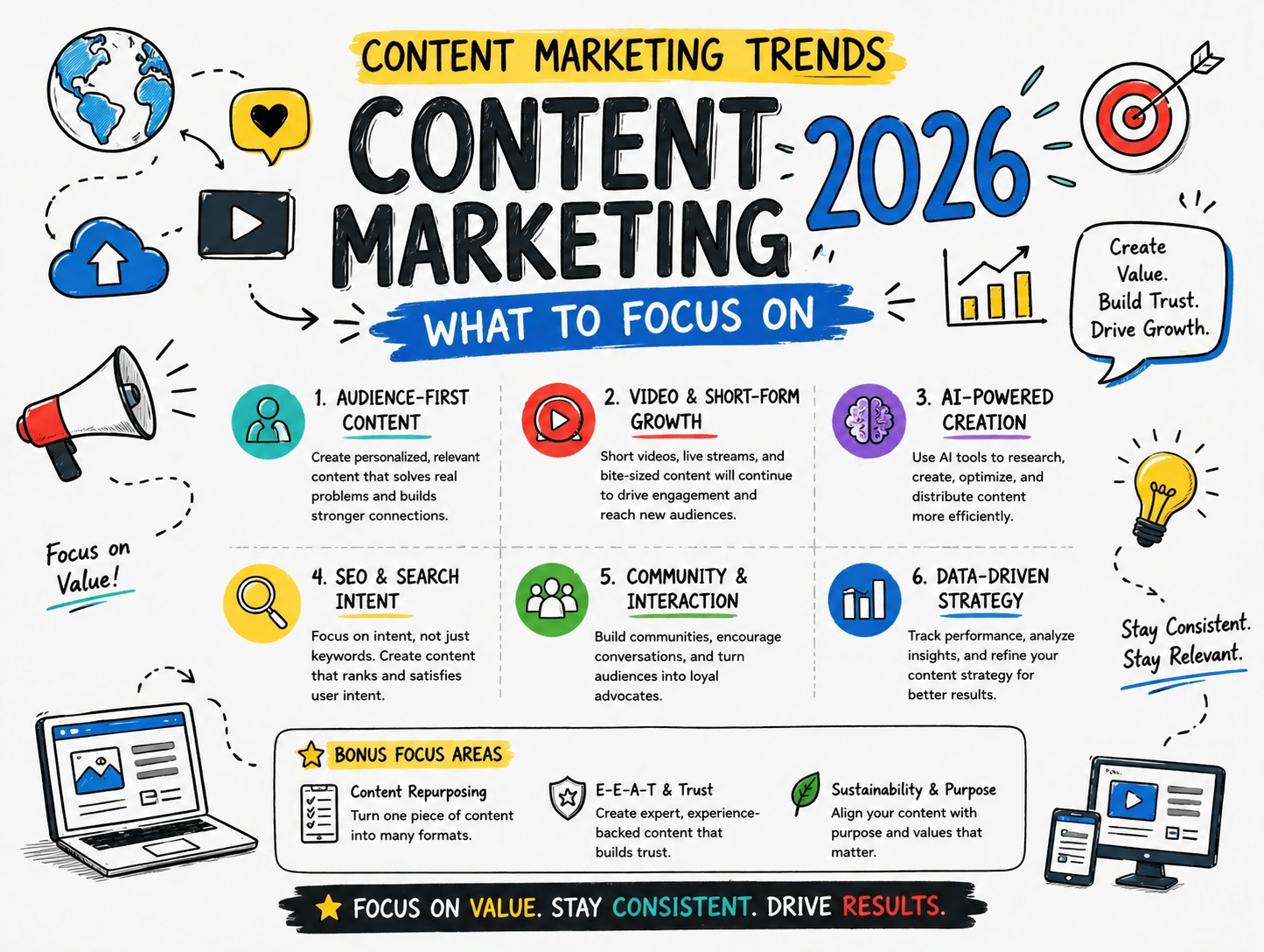 Content marketing trends 2026: What to focus on